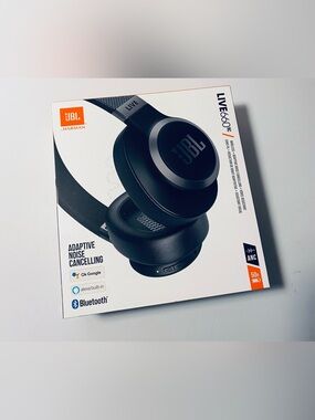 NEW JBL Live 660NC Bluetooth Wireless Over-ear Noise-cancelling Headphones NIB